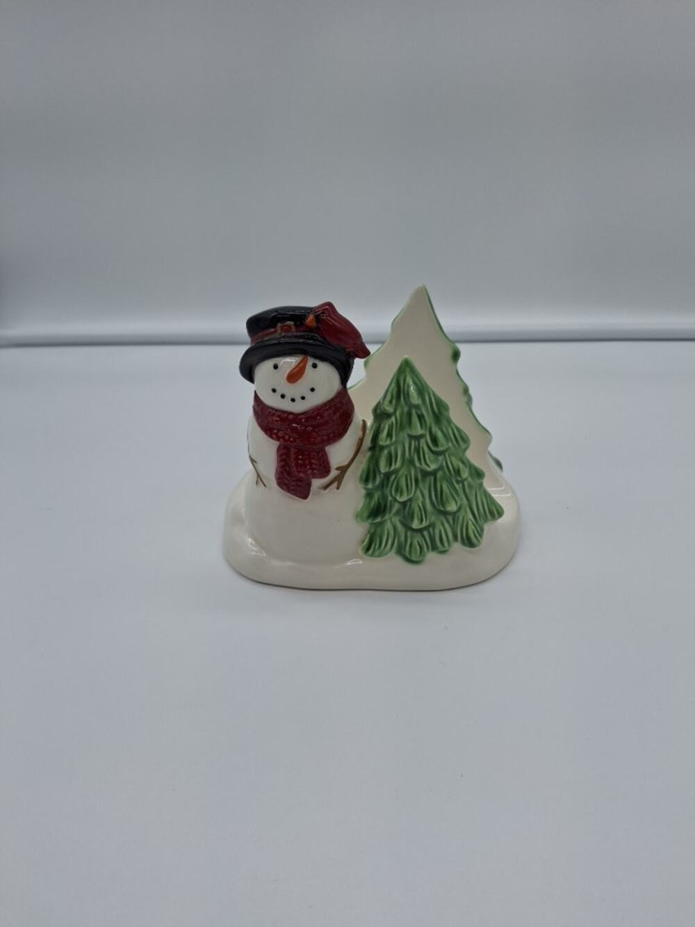 St Nicholas Square,  Kohls, Yuletide Snowman Napkin Holder.